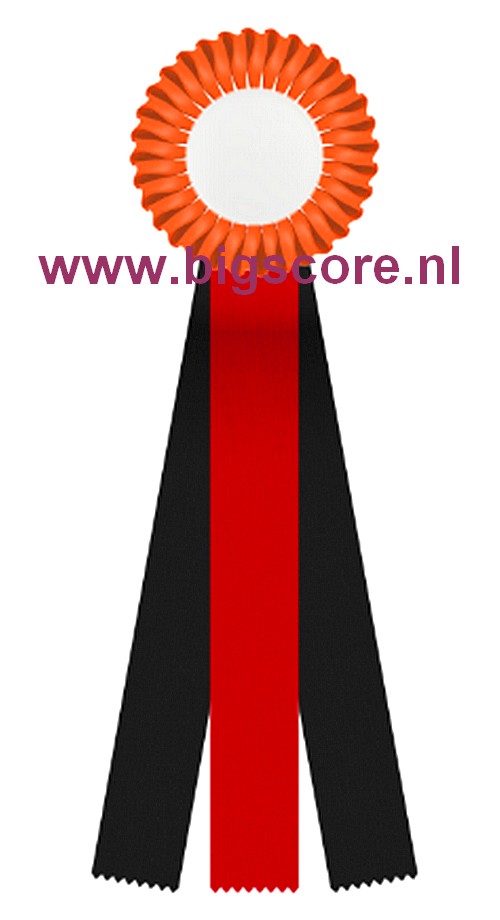 R 12 1-Ringsrozet Multi 3 liasters Blanco Ø 10,5 L: 25 cm met optie Full-Colour Ø 50 mm afslag